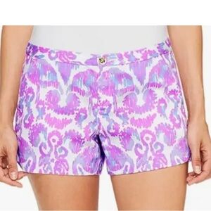 Lilly Pulitzer Adie Short In Amethyst Beach Bathers